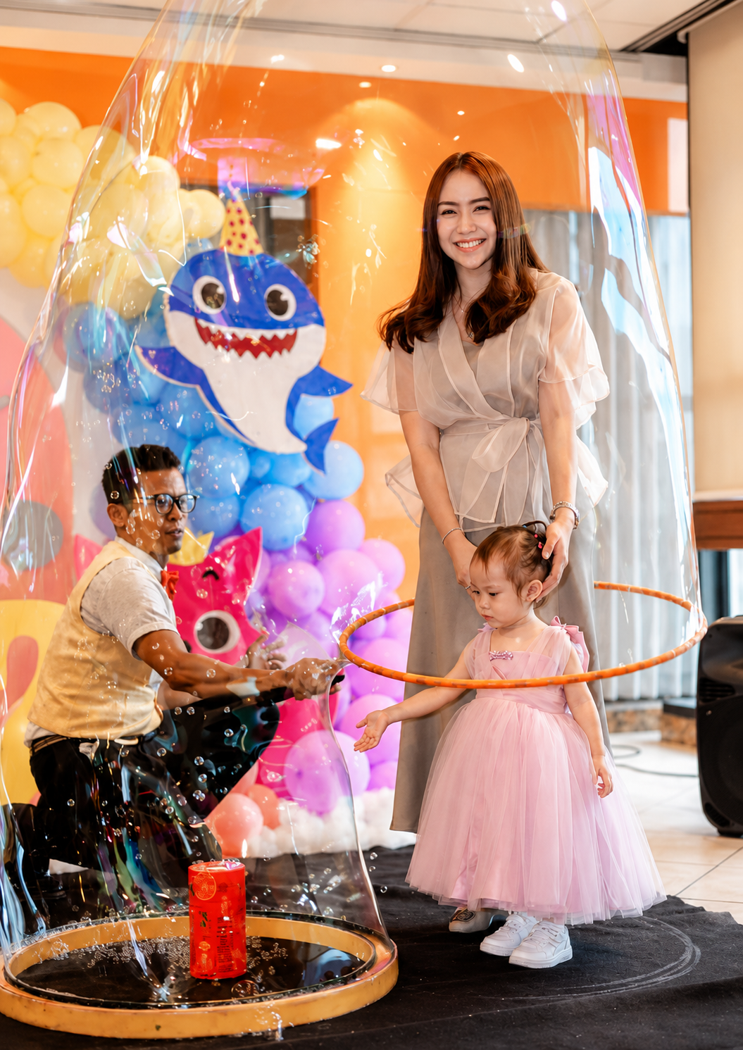 Galeri Bubble Show pesta ulang tahun anak Dunia Kidz Party